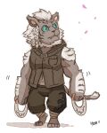  2021 anthro beard clothed clothing dark-dusk facial_hair felid final_fantasy final_fantasy_xiv fur hair hrothgar male mammal simple_background solo square_enix video_games 