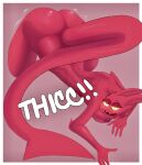  a_name_for_me big_butt breasts butt demon female hi_res lucia_(satina) not_furry satina_wants_a_glass_of_water solo text yellow_sclera 