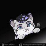  1:1 animated bongo_cat digital_media_(artwork) felid feral komuro low_res male mammal meme pantherine pixel_(artwork) short_playtime solo tiger 