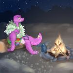  1:1 absurd_res animate_inanimate camp campfire camping crinkleclop cup diaper diapered dinosaur enamel fire haplorhine hi_res inflatable invalid_tag living_inflatable male mammal monkey mountain night peaceful pool_(disambiguation) pool_toy primate relaxing reptile rex_(disambiguation) scalie solo star starlight starry theropod time toy trex tyrannosaurid tyrannosaurus tyrannosaurus_rex wet zoran 