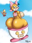  3:4 angry annoyed anthro big_breasts big_butt breasts butt clenched_teeth cross-popping_vein female hi_res huge_butt koopa koopa_paratroopa koopa_troopa koopaling mario_bros mostly_nude mrxrickyx nintendo non-mammal_breasts rear_view scalie teeth thick_thighs video_games wendy_o._koopa wide_hips 