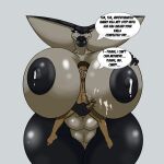  1:1 anthro areola balls between_breasts big_areola big_breasts big_nipples bodily_fluids breast_squish breasts candy_(mrmadhead) cum cum_on_breasts dominant dominant_female duo english_text eyewear female forced forced_orgasm genital_fluids genitals glasses hi_res huge_breasts human lactating larger_female male male/female mammal nipples orgasm penis puffy_lips reptile scalie size_difference smaller_male snake squish text theshamelessfreak thick_thighs wide_hips 