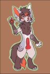  anthro blush edit genitals hi_res letterbox male pawpads paws penis presenting presenting_penis raised_hand solo unknown_artist wave 