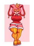  amy_rose anthro archie_comics big_breasts boots bottomwear breasts clothed clothing conditional_dnp cream_the_rabbit digital_media_(artwork) ear_piercing ear_ring eulipotyphlan female footwear fur hair hedgehog hi_res huge_breasts idw_publishing lagomorph leporid looking_at_viewer mammal orange_hair panties piercing pink_body pink_fur potara_earrings rabbit red_bottomwear red_clothing red_skirt sega simple_background skirt smile solo sonic_the_hedgehog_(archie) sonic_the_hedgehog_(comics) sonic_the_hedgehog_(idw) sonic_the_hedgehog_(series) turboranger_(artist) underwear video_games 