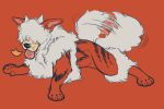  3:2 ambiguous_gender arcanine asian_mythology breath_powers canid canine cryena east_asian_mythology elemental_manipulation feral fire fire_breathing fire_manipulation fluffy fluffy_tail foo_dog fur hair hair_over_eyes happy hi_res horn hybrid lying mammal monster mythology neck_tuft nintendo pok&eacute;mon pok&eacute;mon_(species) red_body red_fur solo stripes tailwag tongue tongue_out tuft video_games white_body white_fur 