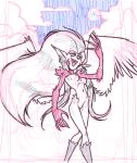  animal_humanoid aoncyth avian avian_humanoid bird bird_humanoid black_sclera breasts colored_sketch disney eda_clawthorne european_mythology feathered_wings feathers female genitals greek_mythology hair harpy harpy_humanoid humanoid humanoid_pointy_ears hybrid long_fingers long_hair mammal monster_girl_(genre) mythological_avian mythology nipples nude open_mouth owl owl_humanoid pussy slim solo the_owl_house wings witch_(the_owl_house) 