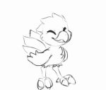  animated avian chocobo final_fantasy happy invalid_tag jumping mendobear short_playtime sketch square_enix unfinished video_games wings 