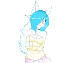  alpha_channel animated anthro arctic_fox bite biting_lip black_choker black_jewelry black_necklace blue_hair blue_nose bottomwear breasts canid canine cheek_marks choker cleavage clothed clothing female fluffy fluffy_tail fox fur hair jewelry mammal necklace pupils short_playtime simple_background skirt solo subtle_animation topwear traced transparent_background unknown_artist unusual_pupils valdroxx_studios valdroxx_studios_(artist) white_body white_bottomwear white_clothing white_fur white_skirt yellow_blouse yellow_clothing yellow_topwear zafiro_(cristali) 