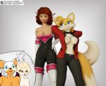  2021 3d_(artwork) anthro big_breasts blonde_hair blush breasts canid canine charlie_(vivzmind) chiropteran clothed clothing crossgender demon digital_media_(artwork) duo female fox fur gloves group hair handwear hazbin_hotel hi_res humanoid legwear lox_(artist) mammal membrane_(anatomy) membranous_wings miles_prower minimoy nipples nude open_mouth portrait princess_selenia rouge_the_bat russian_text sega simple_background sketch smaller_version_at_source smile sonic_the_hedgehog_(series) standing text topwear translated url watermark white_background white_body white_fur wings 