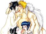  hinata_hyuuga jiraiya kiba naruto naruto_uzumaki sasuke_uchiha shikamaru 