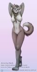  anthro blizzard_entertainment breasts canid canine canis female hi_res icy-marth mammal nude solo text url video_games warcraft were werecanid wolf worgen 