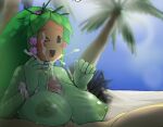  beach big_breasts blaster_master blush bodily_fluids breast_play breast_squish breasts collar cum cum_on_face duo ejaculation elemental_creature elemental_humanoid faceless_character faceless_male female flora_fauna genital_fluids hi_res huge_breasts humanoid kanna_(blaster_master) male male/female mdthetest not_furry nude open_mouth open_smile outside plant plant_humanoid seaside sex smile squish titfuck video_games 