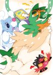  ambiguous_gender anthro avian bird blush bodily_fluids brionne decidueye felid feline feral group hi_res inflation litten mammal marine nintendo open_mouth owl pinniped pok&eacute;mon pok&eacute;mon_(species) spiral_eyes sweat tube video_games winte 