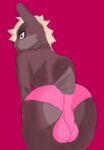  2021 anthro balls_outline bulge charlie_(claudeartz) clothing detailed_bulge digital_drawing_(artwork) digital_media_(artwork) genital_outline lagomorph lazer001 leporid looking_at_viewer male mammal rabbit simple_background sketch solo underwear 