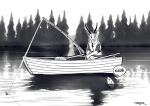  2020 antelope anthro boat bovid clothed clothing day detailed_background digital_media_(artwork) duo feral fish fishing male mammal marine outside tenynnart vehicle watercraft 