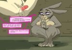  anthro asriel_dreemurr balls bovid breasts caprine contemplating crouching disney english_text fagriel female fingers_together funny_face genitals goat humiliation judy_hopps lagomorph leporid mammal nipples paws penis rabbit saggy_balls small_penis small_penis_humiliation solo squatting_position stacyphanie stare sugslimic text undertale video_games zootopia 