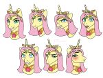  absurd_res alternate_form alternate_hairstyle alternate_universe anthro context_at_source crown element_of_kindness emoticon equid equine female fluttershy_(mlp) friendship_is_magic hi_res horn horse infrej mammal my_little_pony pony princess_fluttershy solo tiara winged_unicorn wings ych_result 
