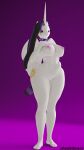  3d_(artwork) 9:16 ? anthro barefoot breasts collar cutie_mark digital_media_(artwork) equid equine feathered_wings feathers feet female friendship_is_magic genitals goth gothicc gothify hair hand_on_breast hand_on_stomach hasbro hi_res horn horse looking_at_viewer mammal multicolored_hair my_little_pony nipples nude pony princess_celestia_(mlp) pussy shadedance smile solo source_filmmaker thick_thighs two_tone_hair white_body winged_unicorn wings 