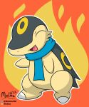  cyndaquil feral hi_res male molma_(artist) nintendo pok&eacute;mon pok&eacute;mon_(species) solo standing synge video_games 