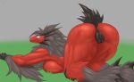  absurd_res anthro anus avian big_breasts blaziken breasts butt female fur genitals hair hi_res hybrid legendary_pok&eacute;mon mammal nintendo nude pok&eacute;mon pok&eacute;mon_(species) pussy solo spread_pussy spreading testowepiwko video_games yveltal 