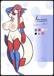  absurd_res anthro areola big_breasts breasts conditional_dnp female fin genitals hi_res inverted_nipples looking_at_viewer milotic nintendo nipples nude pok&eacute;mon pok&eacute;mon_(species) pussy quin-nsfw solo video_games white_body white_skin 