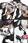  &lt;3 2:3 animal_genitalia animal_penis anthro anthro_on_anthro anthro_penetrated anthro_penetrating anthro_penetrating_anthro balls black_hair bodily_fluids canid canine canine_penis canis comic cum dialogue domestic_dog duo ears_back english_text erection face_mounting fur genital_fluids genitals hair herding_dog hi_res husky knot looking_pleasured male male/male male_penetrated male_penetrating male_penetrating_male mammal multicolored_body multicolored_fur nordic_sled_dog open_mouth oral oral_penetration pastoral_dog penetration penile penile_penetration penis pivoted_ears sex speech_bubble spitz text tongue tongue_out triku welsh_corgi white_balls 
