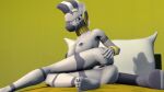  16:9 3d_(artwork) anthro bed breasts digital_media_(artwork) equid equine feet female friendship_is_magic furniture genitals hasbro hi_res looking_at_viewer mammal my_little_pony pussy shadart solo widescreen zebra zecora_(mlp) 