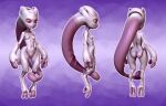  3d_(artwork) anthro breasts butt digital_media_(artwork) digitigrade edit felid female genitals legendary_pok&eacute;mon mammal mega_evolution mega_mewtwo mega_mewtwo_y nightmare_fuel nintendo pok&eacute;mon pok&eacute;mon_(species) pussy red_eyes slocik small_breasts solo this_isnt_even_my_final_form uncanny_valley video_games what what_has_science_done wide_hips 