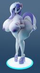  2021 3d_(artwork) 4k 9:16 absurd_res anthro areola big_breasts big_butt blue_eyes breasts butt digital_media_(artwork) equid equine eyeshadow fan_character female fur hair hasbro hi_res high_heels horn lips lipstick lunar57 makeup mammal multicolored_hair my_little_pony nipples purple_eyeshadow purple_hair purple_lips purple_lipstick selena_hala_(oc) thick_thighs two_tone_hair unicorn wedge_(footwear) wedge_heel white_body white_fur white_hair 