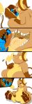  3_toes absurd_res anthro belly big_belly duo feet foot_fetish foot_focus heartman98 hi_res internal male male/male mouth_shot nintendo open_mouth oral_vore pawpads pok&eacute;mon pok&eacute;mon_(species) raichu ruchex_(character) size_difference toes video_games vore 