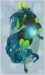  absurd_res anthro areola arthropod belly big_belly big_breasts breasts changeling female fingers friendship_is_magic green_nipples green_tongue hasbro hi_res hole_(anatomy) horn huge_breasts looking_at_viewer my_little_pony nipples open_mouth phathusa pregnant pregnant_female queen_chrysalis_(mlp) sharp_teeth solo teeth tongue wings 