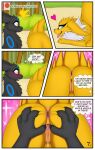  &lt;3 anus ass_up blue_eyes bodily_fluids butt butt_grab candyfoxy claws claws_out close-up comic cum digital_media_(artwork) dripping duo eeveelution english_text female feral first_person_view genital_fluids genitals hand_on_butt hi_res humanoid_genitalia humanoid_hands jolteon male male/female nintendo opposable_thumbs paws pok&eacute;mon pok&eacute;mon_(species) presenting presenting_anus presenting_hindquarters presenting_pussy pussy pussy_juice pussy_juice_drip saliva saliva_drip saliva_on_tongue shaded shiny_pok&eacute;mon spread_pussy spreading text thought_bubble tongue tongue_out umbreon video_games view 