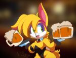  alcohol anthro archie_comics barmaid beer beverage bunnie_rabbot clothing female lagomorph leotard leporid mammal rabbit sega short_stack solo sonic_the_hedgehog_(archie) sonic_the_hedgehog_(comics) sonic_the_hedgehog_(series) strapless_leotard vi_bunja 