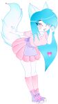  &lt;3 9:16 alpha_channel anthro arctic_wolf black_nails blue_eyeliner blue_eyes blue_hair blue_nose bow breasts canid canine canis cheek_marks clothed clothing colored_nails dress fangs female fluffy fluffy_tail footwear fur hair hi_res mammal nails open_mouth pink_clothing pink_dress pink_footwear pink_socks pose pupils purple_clothing purple_footwear purple_shoes red_cheeks shoes simple_background socks solo tongue traced transparent_background unknown_artist unusual_pupils valdroxx_studios white_body white_fur wolf zafiro_(cristali) 