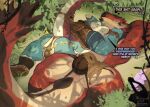  &lt;3 2021 anthro anus barely_visible_anus black_body black_scales blue_body blue_skin blush bulge burning_clothes butt capcom clothing dangpa digital_media_(artwork) duo english_text fish flying_wyvern lying lying_on_another male male/male marine monster_hunter multicolored_body multicolored_scales multicolored_skin on_back outside rath_wyvern rathalos red_body red_scales red_skin scales shark tan_body tan_scales text torn_clothing video_games white_body white_skin 