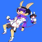  1:1 absurd_res aimaina clothed clothing dami_(damian5320) damian5320 duo hi_res lagomorph leporid mammal pinocchio-p_(producer) rabbit simple_background vocaloid 
