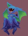  anthro balls blue_body bodily_fluids breasts chiropteran drooling duo fangs female genital_fluids genitals hi_res male male/female mammal nintendo nipples penetration penis pok&eacute;mon pok&eacute;mon_(species) pussy_juice saliva tongue tongue_out unknown_artist video_games wings zubat 