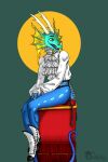  2:3 anthro boots challenge clothing digital_media_(artwork) dracokaito dracokaitonsfw drake_(disambiguation) footwear full-length_portrait hi_res invalid_tag male pinup portrait pose reptile scalie shaded sketch smaugust2021 smile solo 