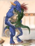  anthro anthro_on_anthro anthro_penetrated anthro_penetrating anthro_penetrating_anthro argonian balls bathroom bathtub bethesda_softworks clothing clothing_aside duo female female_penetrated genitals hair hi_res interspecies interspecies_relationship lizardman_(warhammer_fantasy) male male/female male_penetrating male_penetrating_female penetration red_hair saurus scalie sex size_difference spikes spikes_(anatomy) stand_and_carry_position standing standing_position standing_sex the_elder_scrolls vaginal vaginal_penetration video_games virginwhore warhammer_(franchise) warhammer_fantasy 