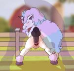  absurd_res animal_genitalia animal_penis animal_pussy balls clenched_teeth duo equid equine equine_penis equine_pussy female feral galarian_ponyta genitals hi_res horse male male/female mammal moderately_ashamed nintendo penetration penis pok&eacute;mon pok&eacute;mon_(species) pussy regional_form_(pok&eacute;mon) teeth vaginal vaginal_penetration video_games wince 