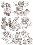  &lt;3 animal_crossing anthro anthro_penetrating anthro_penetrating_human balls bedroom_eyes bodily_fluids bodily_fluids_in_pussy breasts canid canine cannibal-prince clothed clothed/nude clothing cum cum_in_pussy cum_inside cum_on_breasts dialogue drooling duo english_text erection eyes_closed eyewear fellatio female female_on_anthro female_penetrated from_front_position genital_fluids genitals glasses hand_on_head hand_on_mouth hands_on_belly hi_res holding_partner human human_on_anthro human_on_male human_penetrated interspecies looking_at_another looking_at_partner lying male male/female male_penetrating male_penetrating_female mammal missionary_position monochrome narrowed_eyes necktie nintendo nude on_back open_mouth oral orgasm orgasm_face partially_clothed penetration penile penile_penetration penis penis_in_pussy pubes pussy raccoon_dog saliva seductive sex sketch speech_bubble sweat tanuki text tom_nook_(animal_crossing) tongue tongue_out unprofessional_behavior vaginal vaginal_penetration video_games 