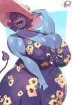  big_breasts breasts cleavage clothed clothing demon female hi_res horn horned_humanoid huge_breasts humanoid not_furry peculiart solo spade_tail sue_(peculiart) thick_thighs wide_hips 