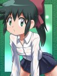  azumaya_koyuki green_eyes green_hair keroro_gunsou school_uniform 