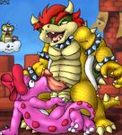  birdo bowser lakitu nanimoose nintendo super_mario_bros. 