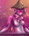  anthro asian_clothing asian_mythology breasts clothing dragon east_asian_clothing east_asian_mythology eastern_dragon female hair hat headgear headwear hi_res long_hair mythology nude raya_and_the_last_dragon scarich solo suriani 