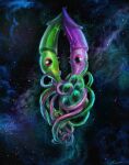  cartoon_network cephalopod cinemamind coleoid courage_the_cowardly_dog decapodiform duo egg female green_body green_skin hi_res male marine mollusk parent parent_and_child purple_body purple_skin red_eyes romantic romantic_couple space starmaker tentacles 