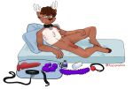  absurd_res alpha_channel anal_beads anthro antlers ball_gag balls bdsm blush bondage bound cervid collar dakota_(dackdeer) dildo fluffy fur futon gag genitals hair hi_res hooves horn kiwiscribbles knotted_dildo looking_at_viewer lube lube_bottle lying male mammal masturbation mattress nude penetrable_sex_toy penis pillow pose sex_toy solo spiked_dildo spikes submissive tuft white_body white_fur 