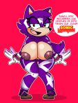  absurd_res anthro big_breasts big_butt breasts butt canid canine canis custom_character_(sonic_forces) fan_character female fur hi_res horaco leyendas_y_videojuegos mammal nude purple_body purple_fur sega solo sonic_forces sonic_the_hedgehog_(series) spanish_text text thehoraco translated wolf wolfurra_the_coldblooded 
