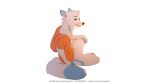  16:9 2020 animal_genitalia anthro arctic_fox balls biped blue_body blue_fur bottomless canid canine clothed clothing fox fully_sheathed fur genitals hi_res hoodie leto_(letodoesart) letodoesart male mammal sheath simple_background solo topwear white_background white_body white_fur widescreen 