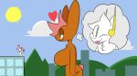  &lt;3 16:9 anthro big_breasts blush bovid breasts caprine day duo female goat hair harley_(wesberduck) hi_res huge_breasts lagomorph leporid macro male male/female mammal pink_hair pumpkin_(wesberduck) rabbit thought_bubble wesberduck widescreen 